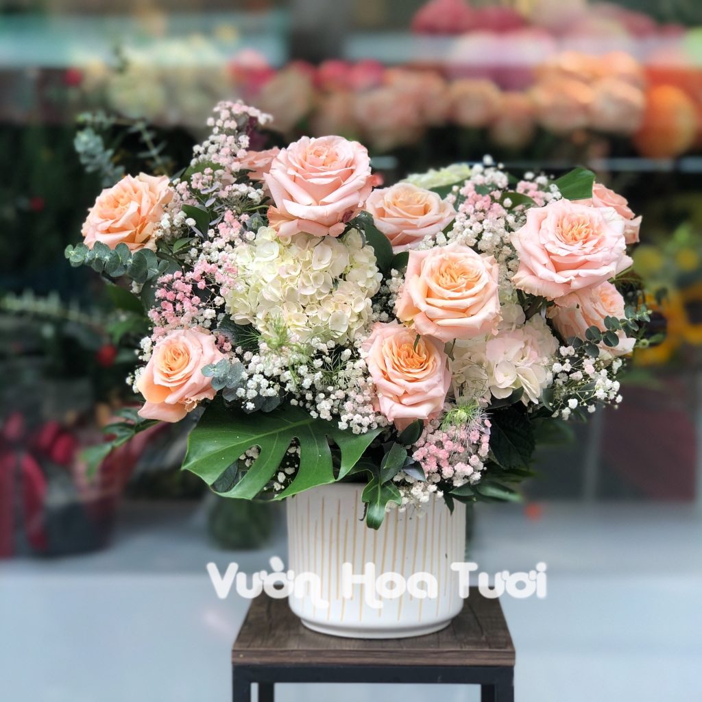 Lẵng Hoa Mừng Sinh Nhật Đẹp