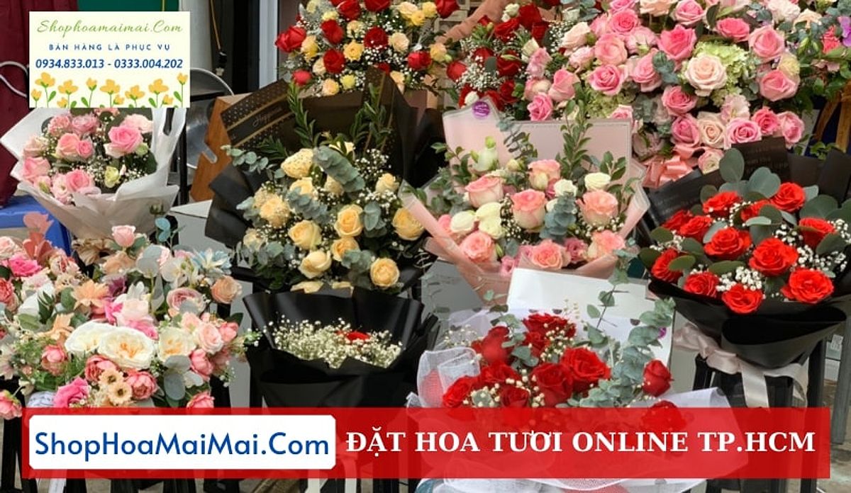 Cửa hàng hoa tươi tại TP.HCM