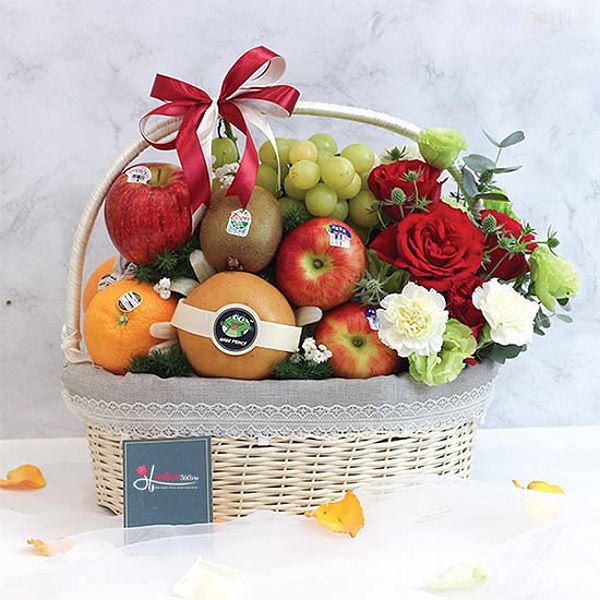 Làm Thế Nào Để Chọn Được Giỏ Hoa Quả Đẹp Và Ý Nghĩa Cho Mọi Dịp Lễ 4 Giỏ hoa quả trái cây nội địa