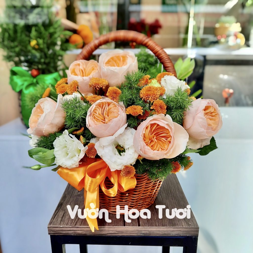 Giỏ hoa tươi 8 tháng 3