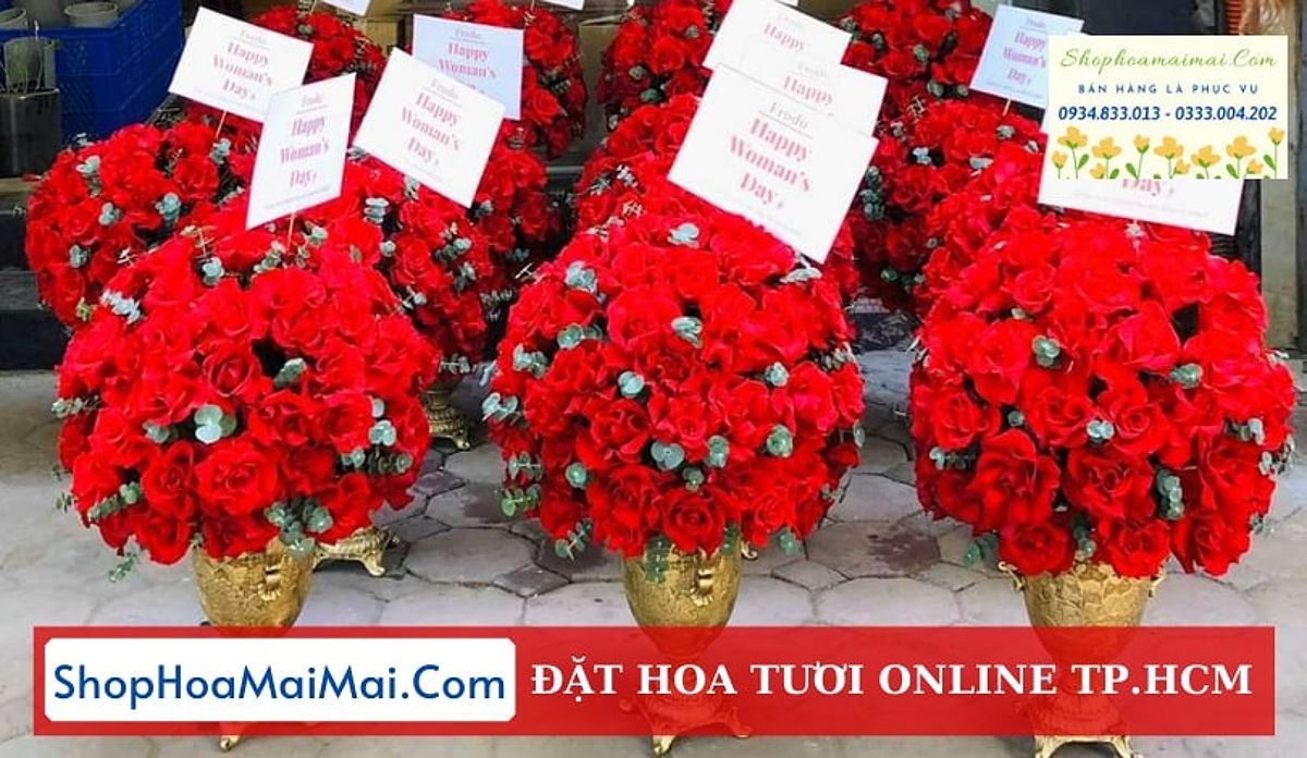 Tiệm hoa tươi uy tín TPHCM