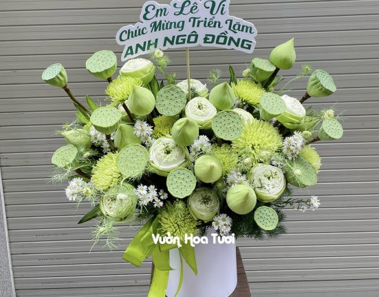 lẵng hoa sinh nhật xinh tươi